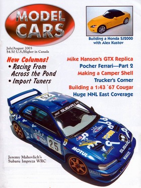 Model Cars July-August 2003 Cover